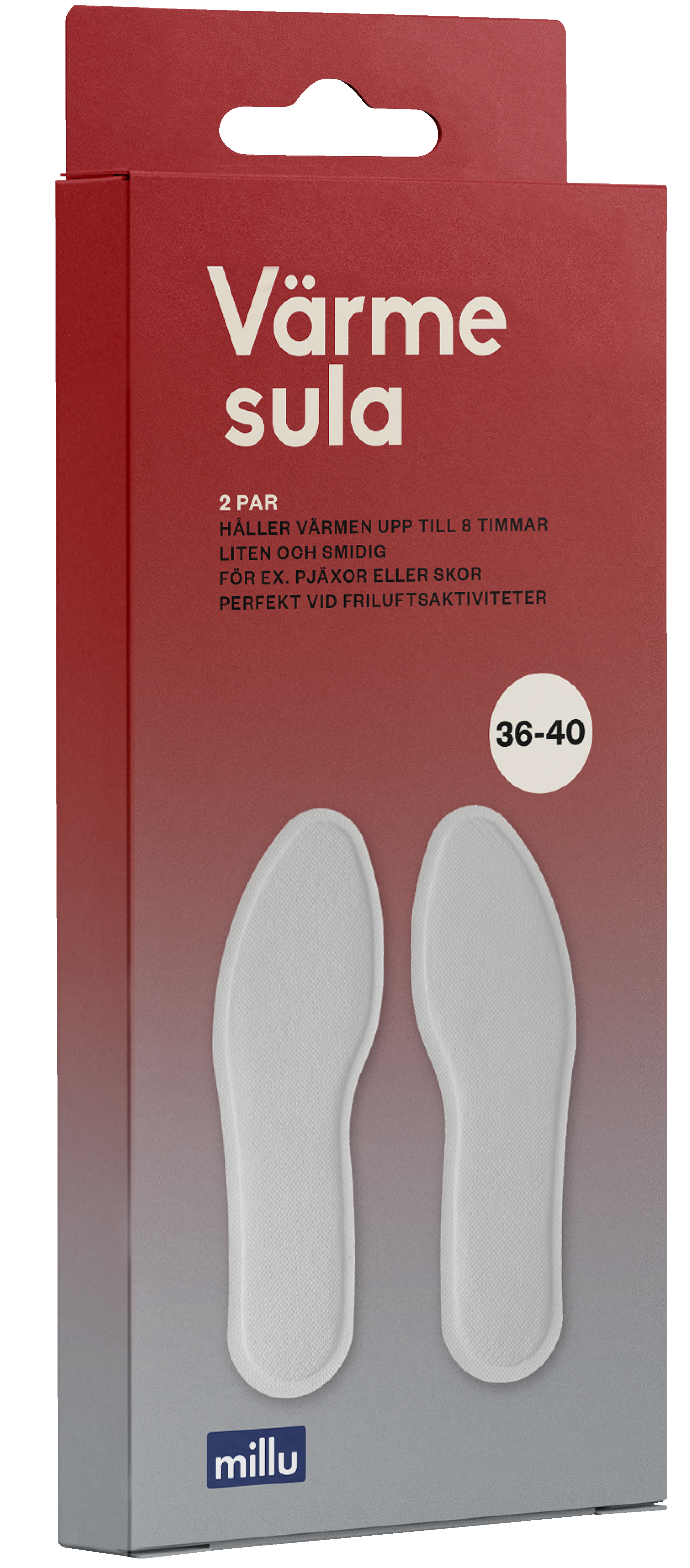 Millu Värmesula 36-40 2 par