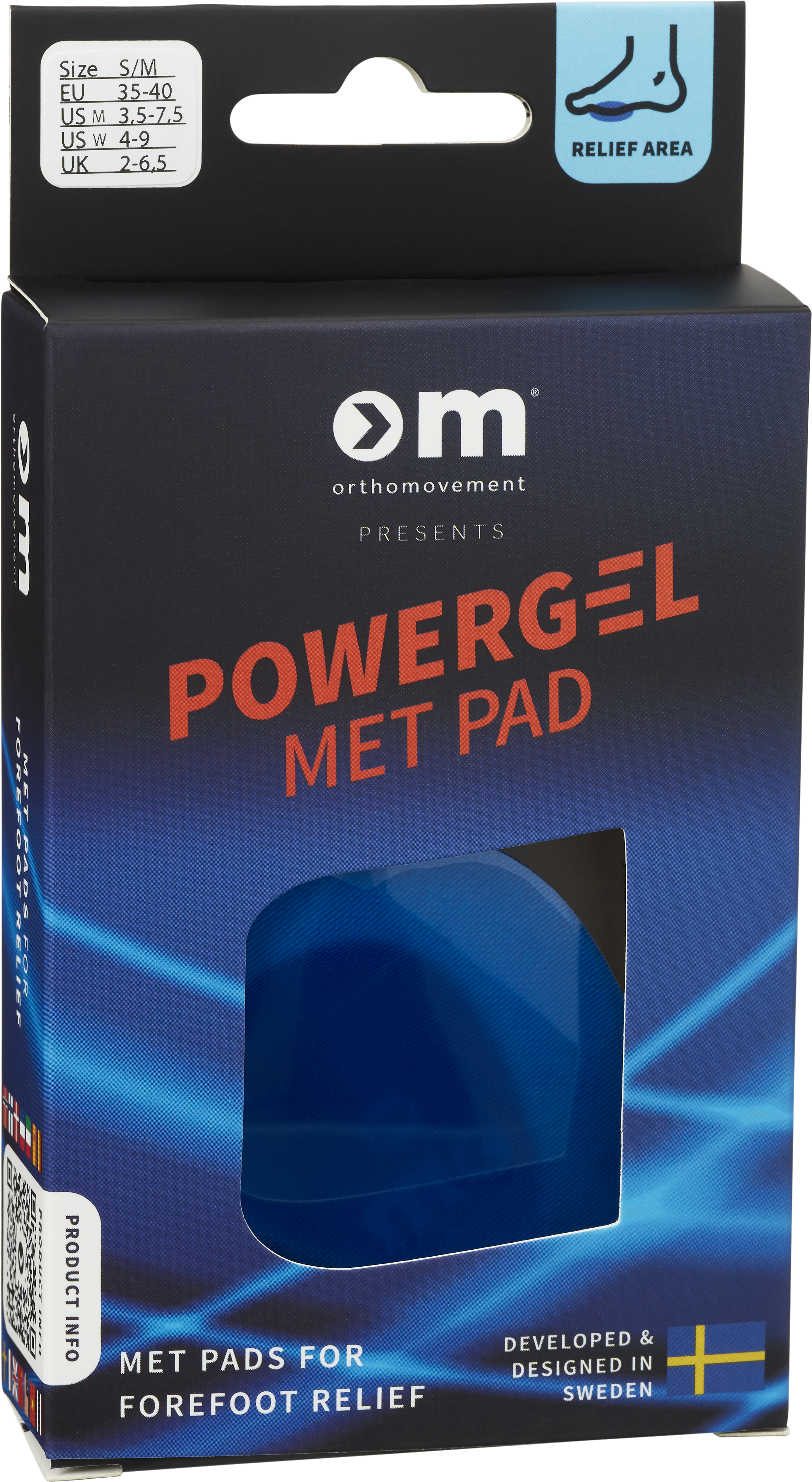 The Active Brands Group Scandinavia AB Ortho movement powergel met pad 1 st