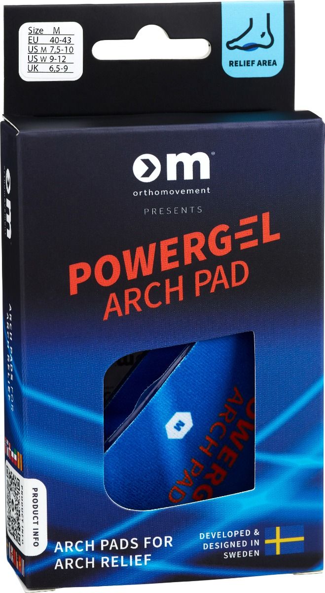 The Active Brands Group Scandinavia AB Ortho Movement Powergel Arch Pad M 1 st