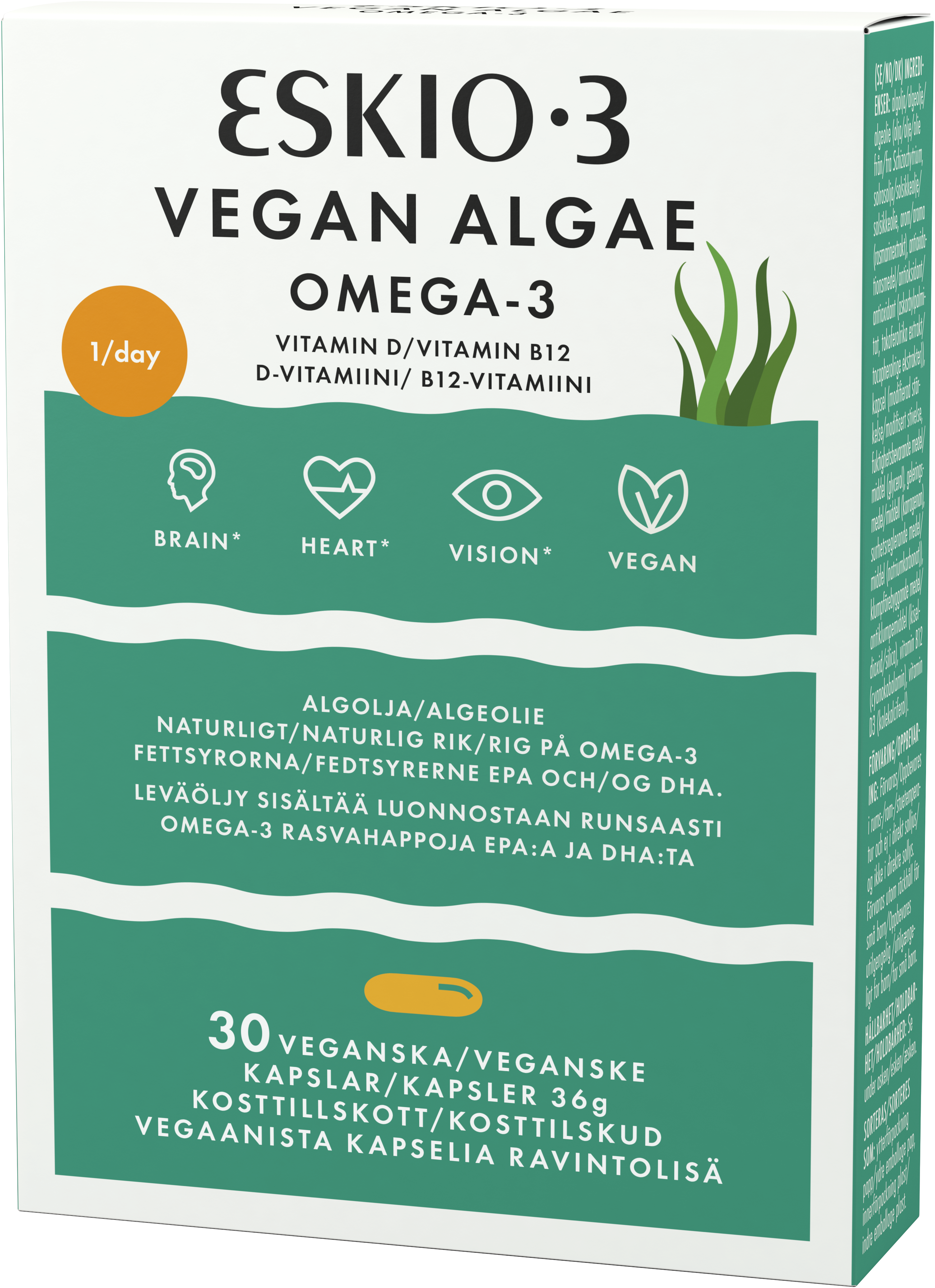 Midsona Sverige AB Eskio-3 Vegan algae 30 st