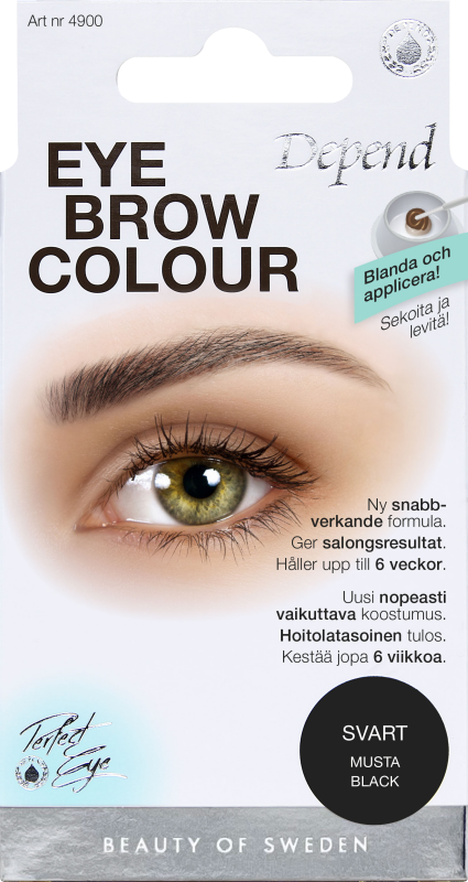 Depend Eyebrow Colour Black 1 st
