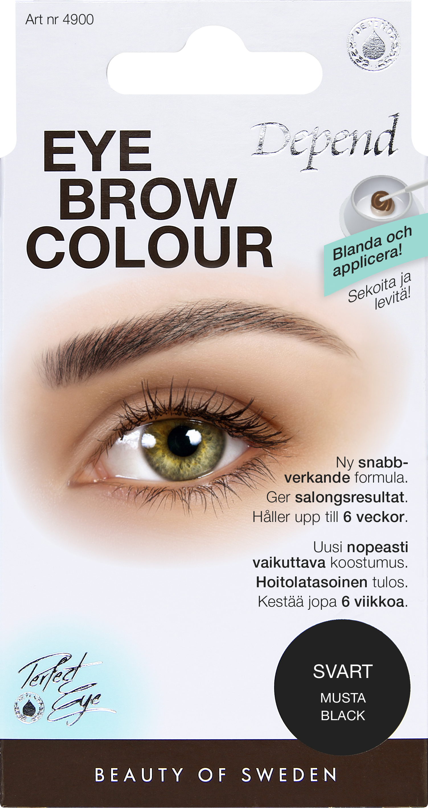 Depend Cosmetic AB Depend Eyebrow Colour Black 1 st