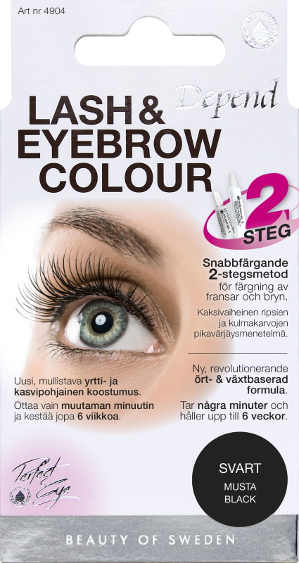 Depend Lash and Eyebrow Colour Black 1 st