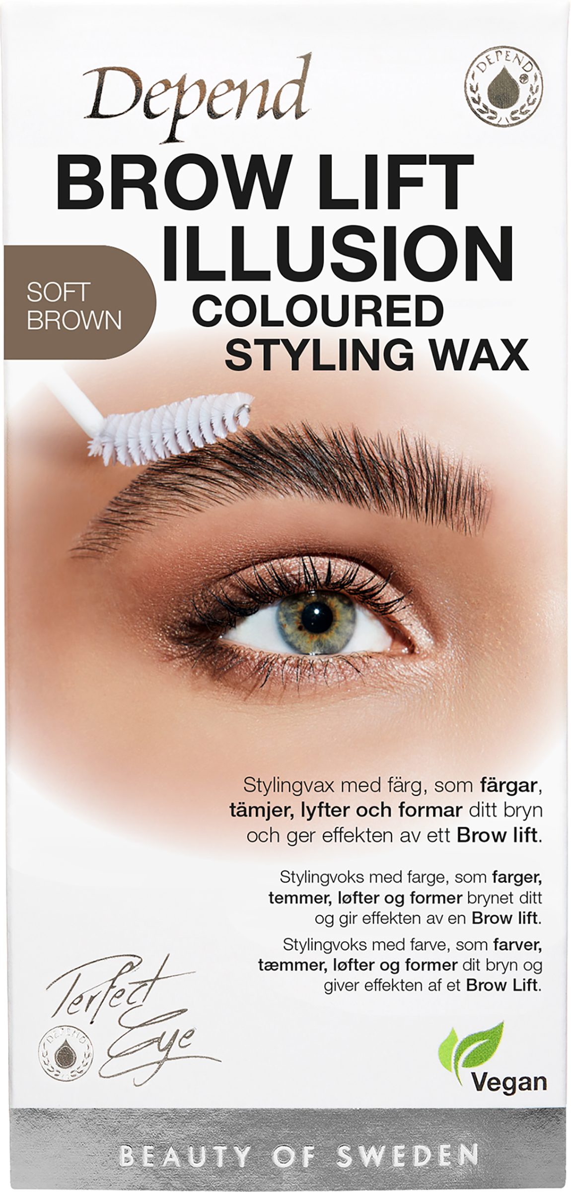 Depend PE Brow Illusion Wax S.Brown 1 st