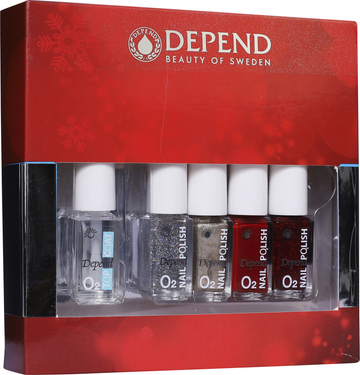 Depend O2 Nail Polish 5-pack