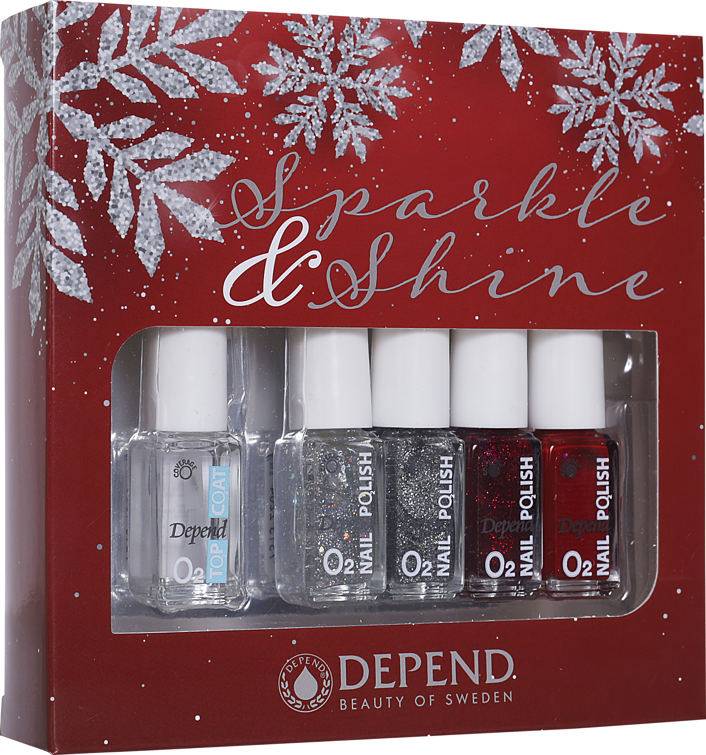 Depend Cosmetic AB O2 Nail Polish 5-pack 5 st