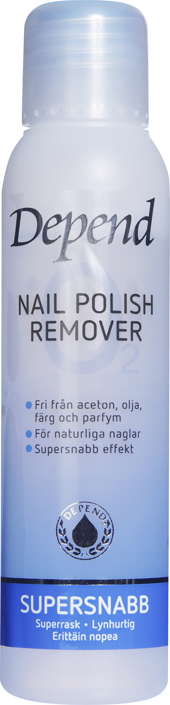 Depend Cosmetic AB Depend nagellacksremover blå 100 ml