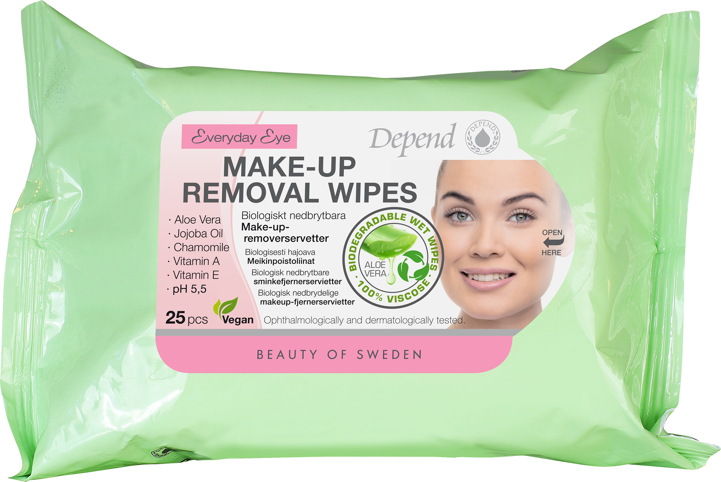 Depend Cosmetic AB Depend Make-up Removal Wipes 1 st