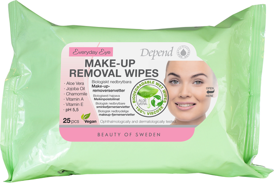 Depend Make-up Removal Wipes