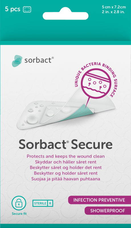 Sorbact Secure 5x7.2 cm 5 st