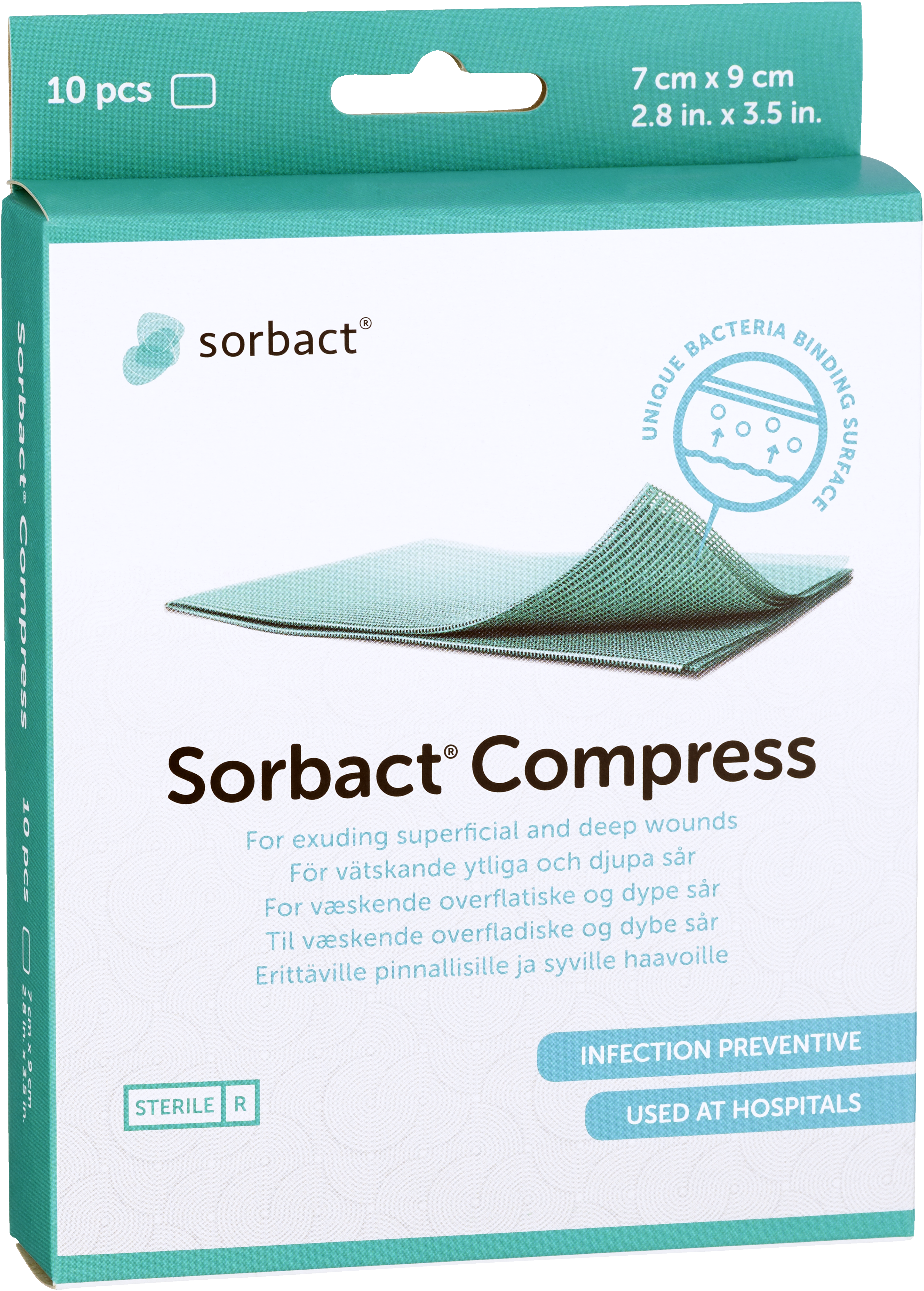 Sorbact Compress 10 st