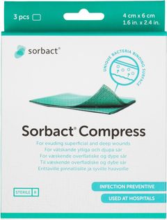 Sorbact Compress 4x6cm