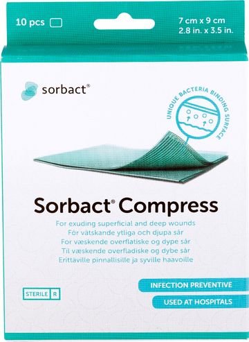 Sorbact Compress 7 x 9 cm