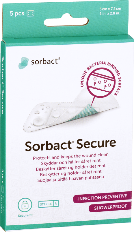 Sorbact Secure 5 x 7,2 cm 5 st
