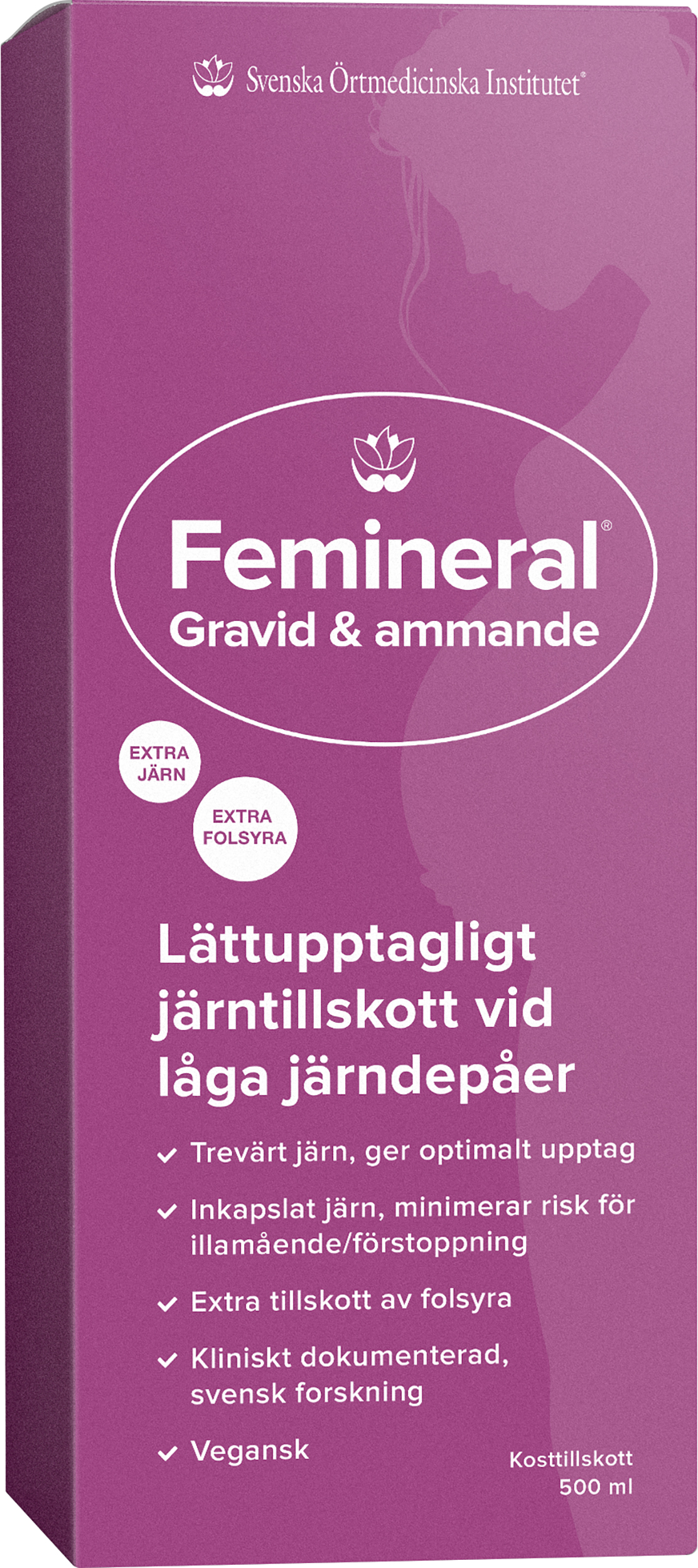 Baltex Natural AB Femineral Gravid & ammande 500 ml