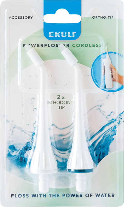Ekulf PowerFlosser Cordless Orthodontic Tip 2 st
