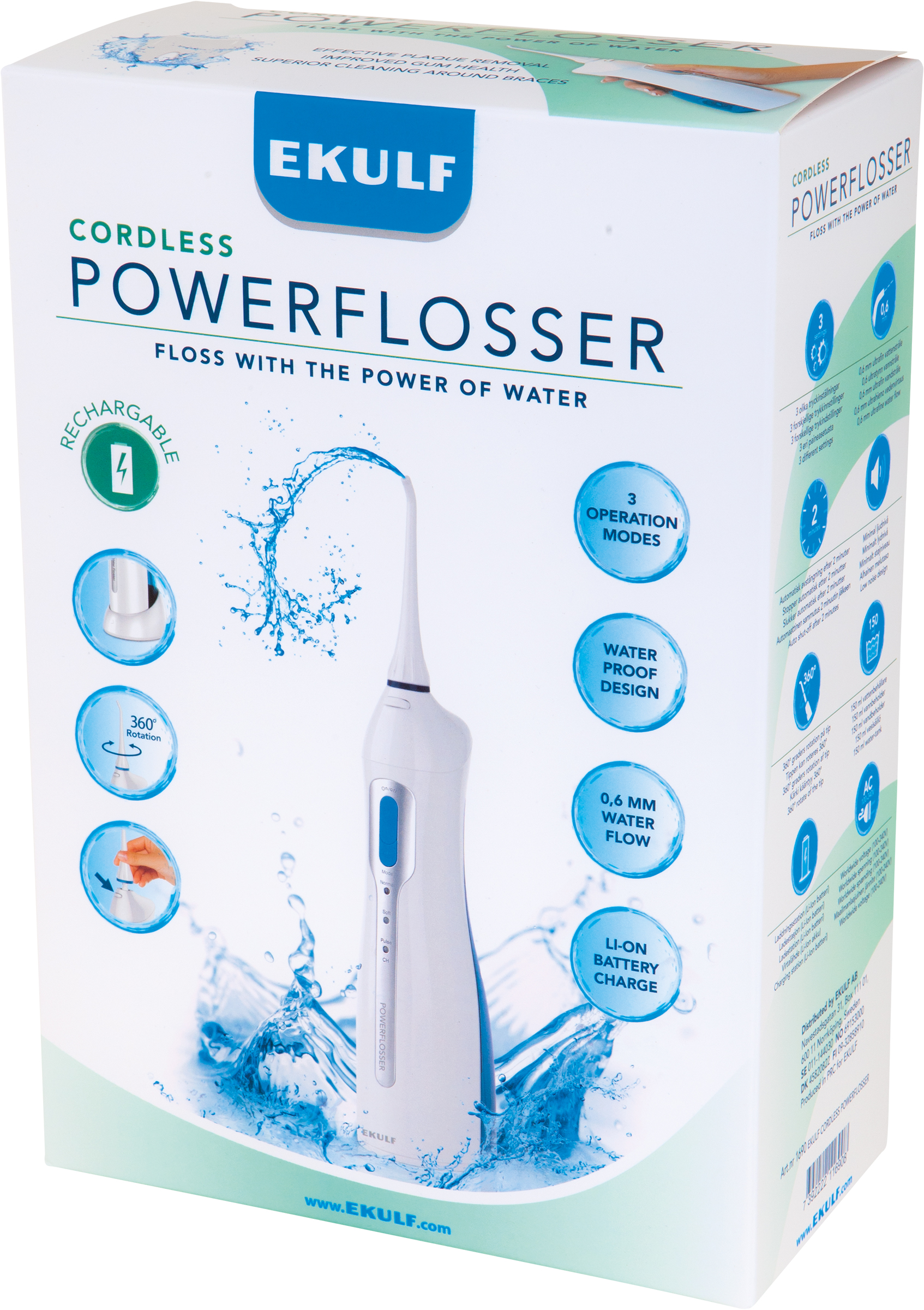 Ekulf AB Ekulf PowerFlosser Cordless 1 st