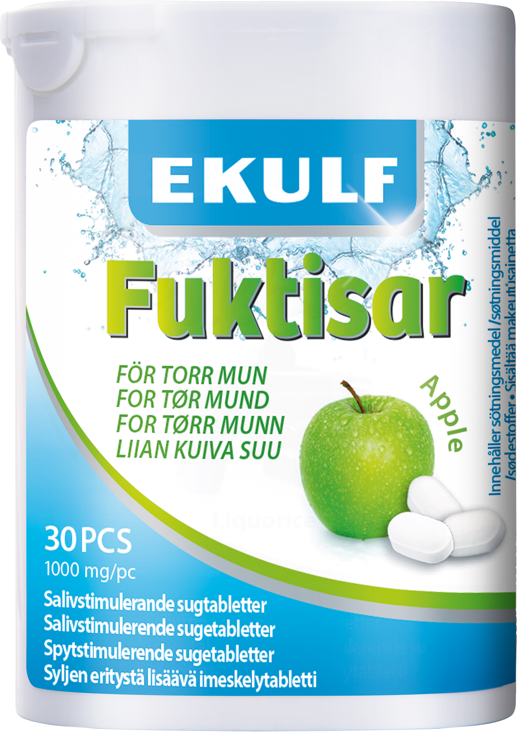 Ekulf AB Ekulf Fuktisar Apple 30 st