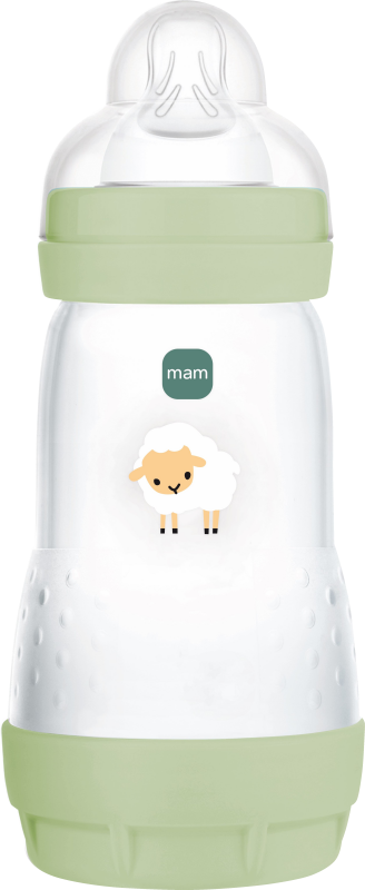 MAM Anti-Colic nappflaska 260 ml – blandade färger och mönster 1 st