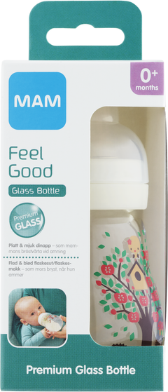 MAM Feel Good Glass Bottle