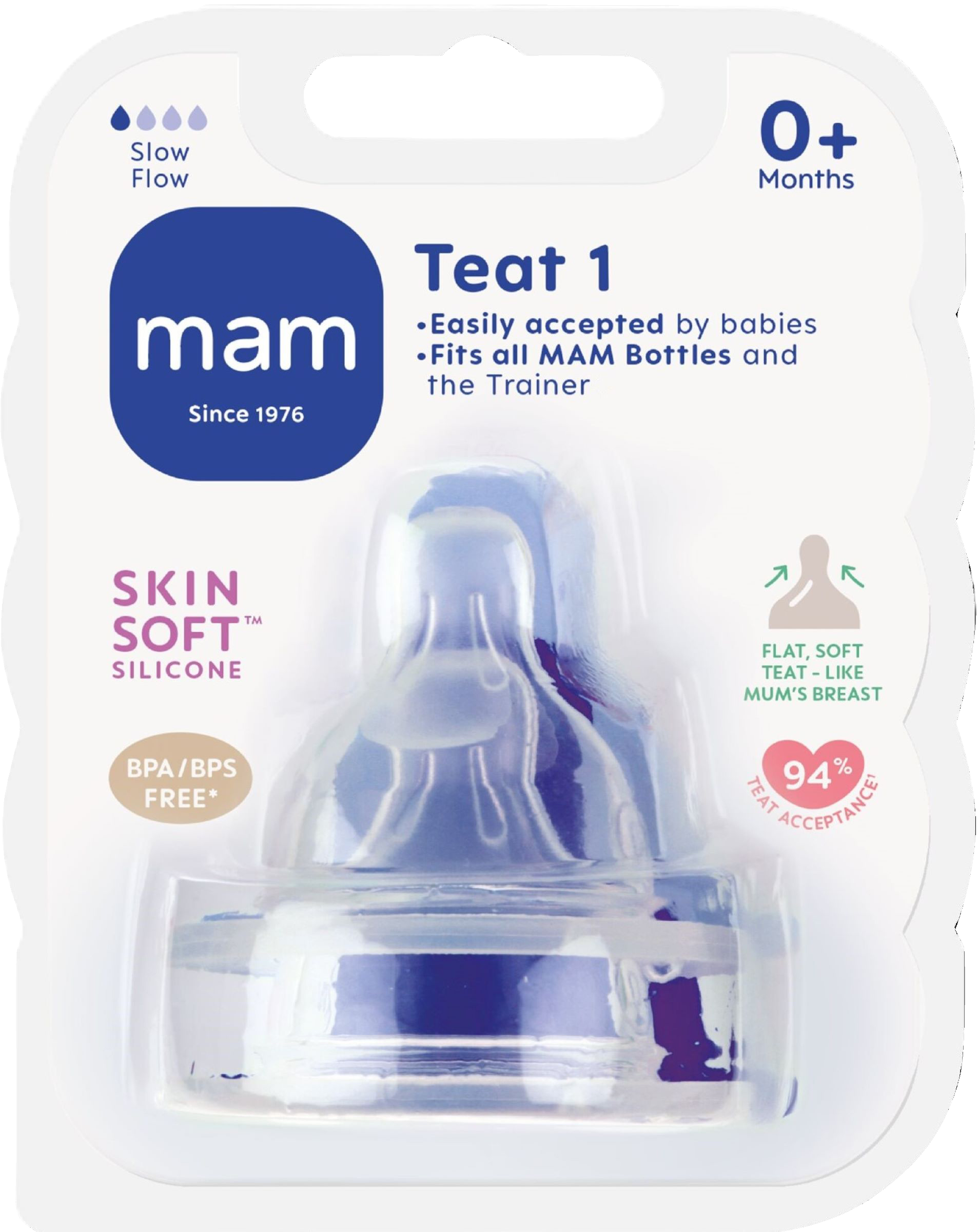 MAM Teat Dinapp stl 1 2 st