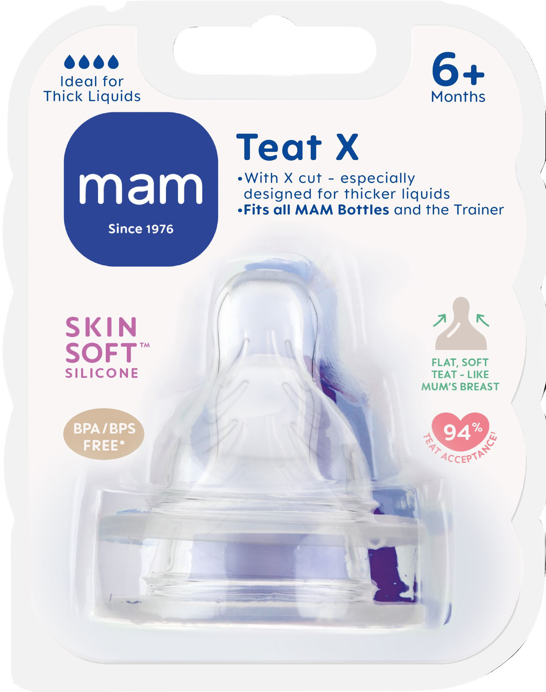 MAM Teat Dinapp X 2 st