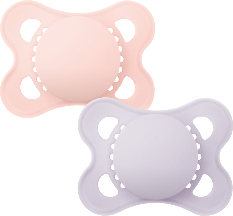 MAM Original Pink 0-6m, Unprinted 2 pack
