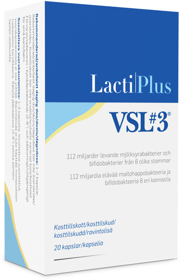 Lactiplus VSL 3, 20 kapslar