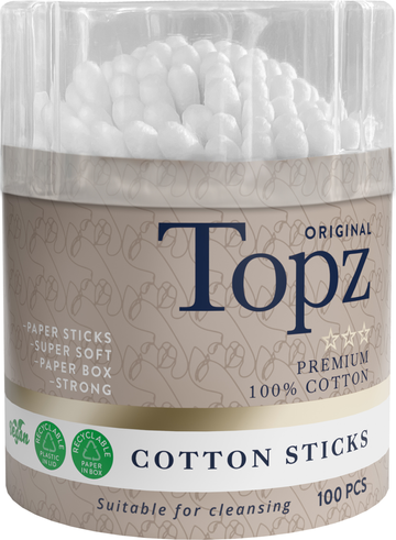 Topz Cosmetics cottonsticks design
