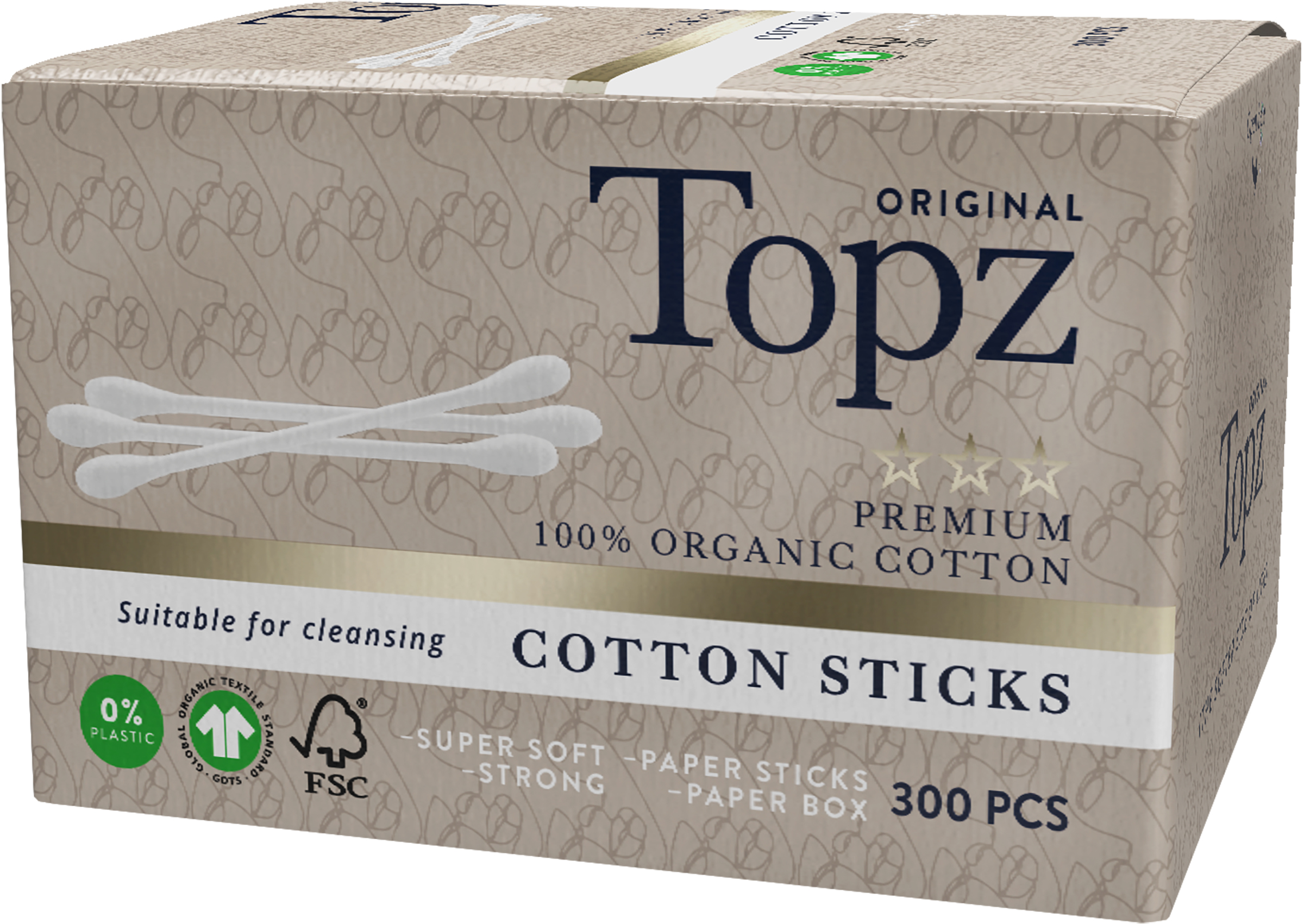 Rybrinks i Kungsbacka AB Topz Premium Cotton Sticks 300 st