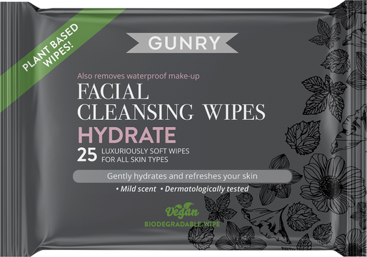 Gunry Facial cleansing wipes hydrate