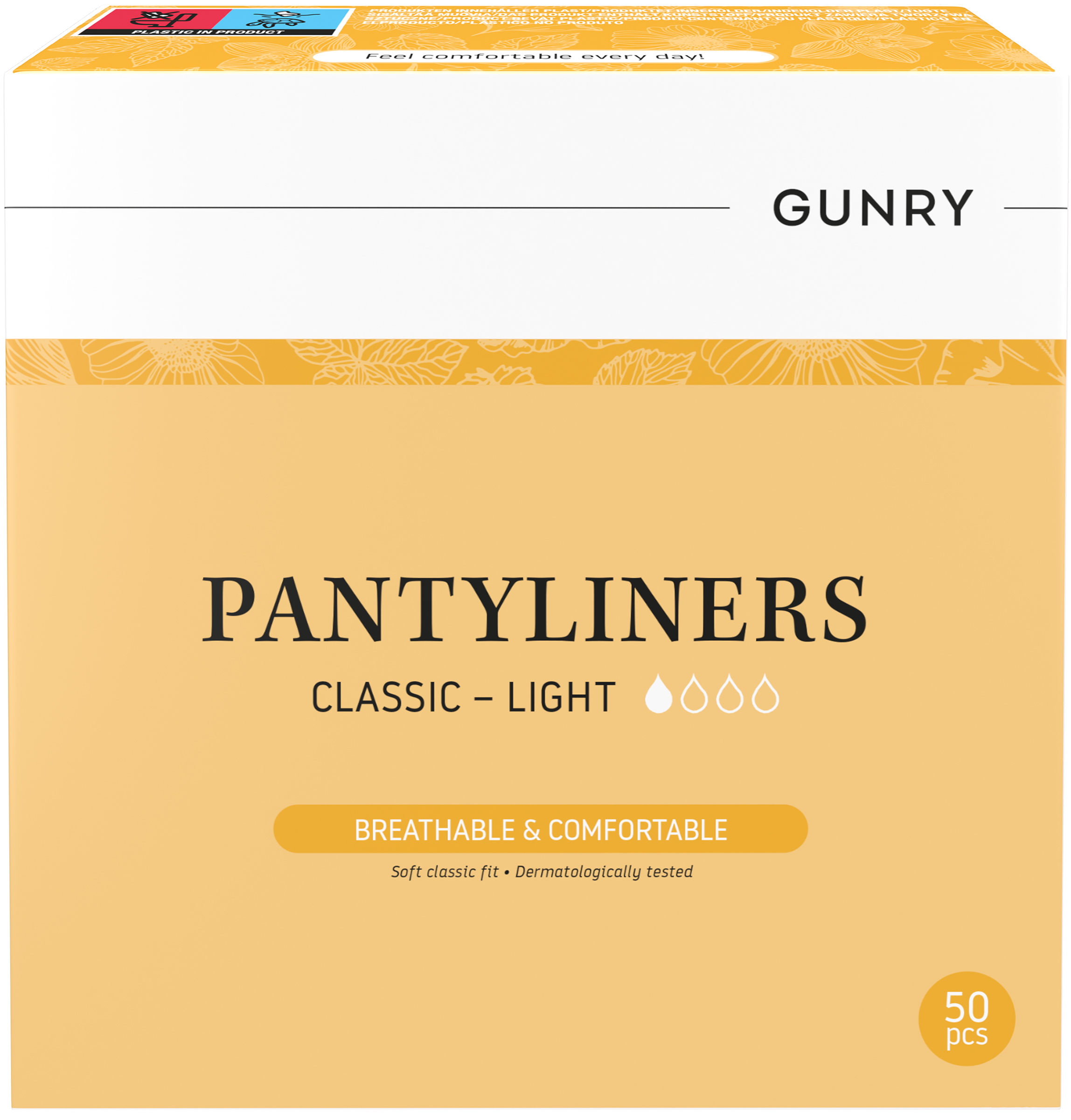 Gunry pantyliners classic 50 st
