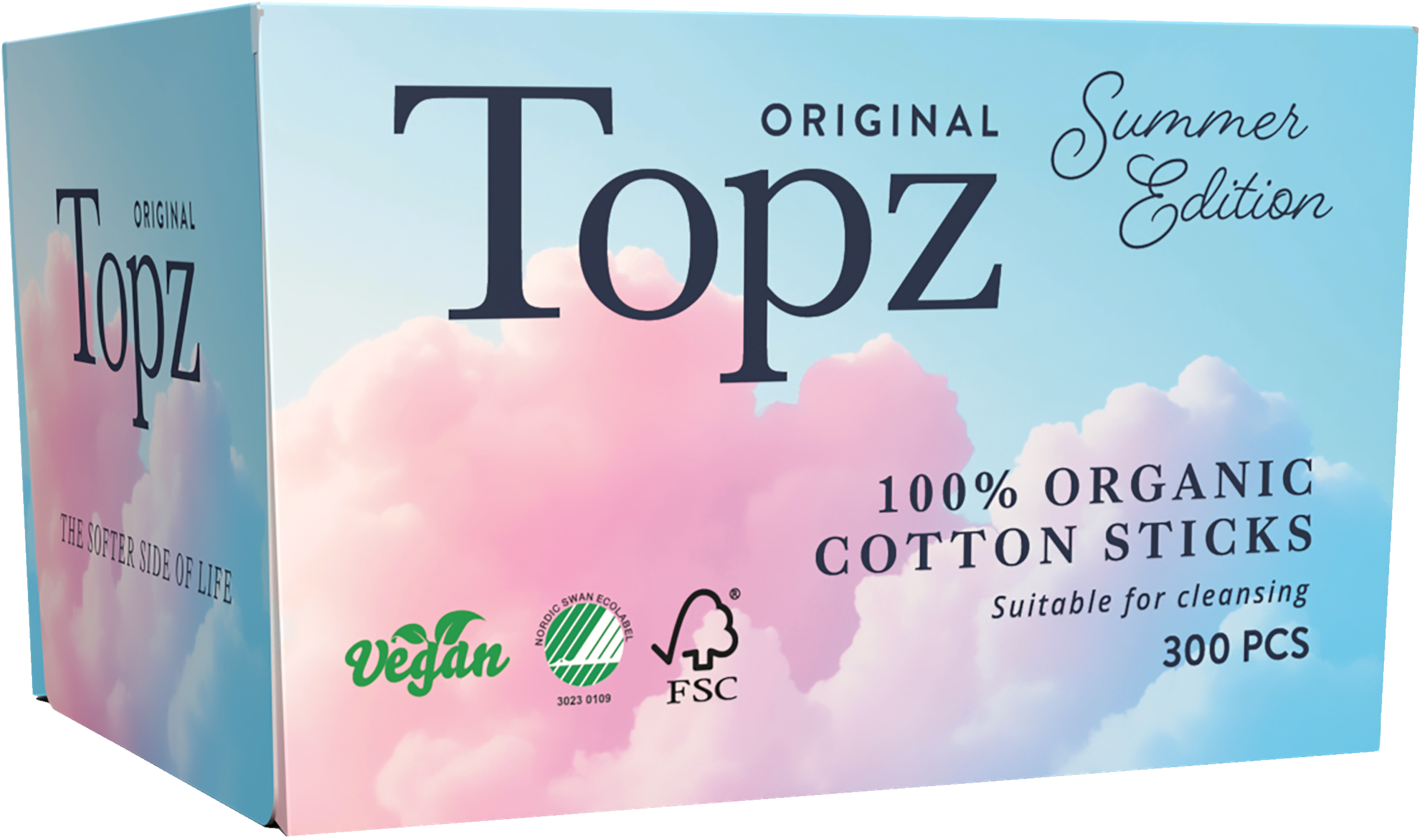 Topz Cotton Sticks 300 st | Skönhet och hälsa - Personlig vård - Kosmetika - Hudvård | Apoteka