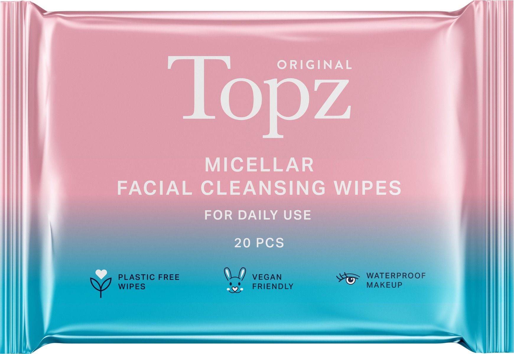 Topz daily cleansing wipes micellar