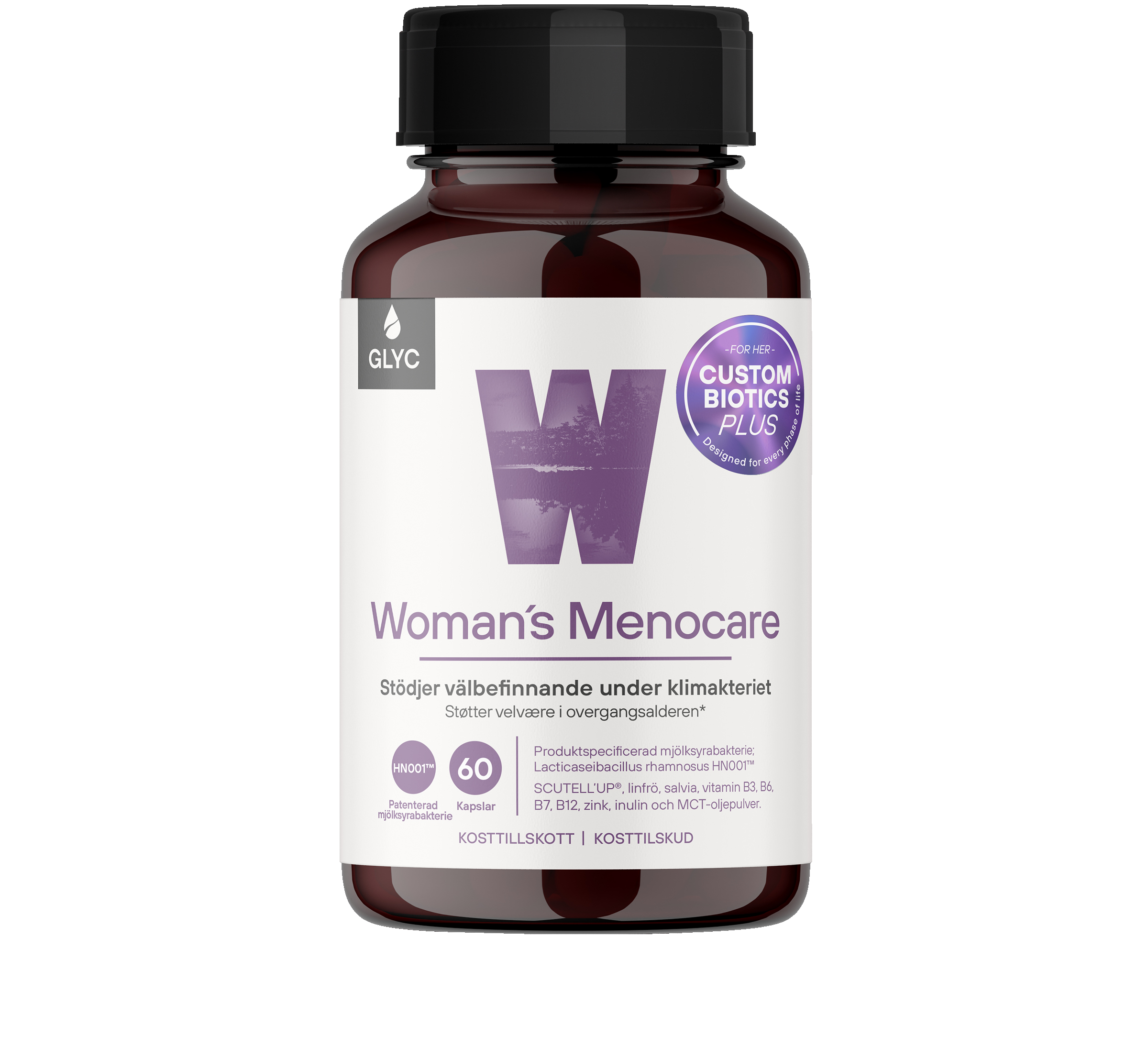 GLYC Custom Biotics Plus Women Menocare 60kap
