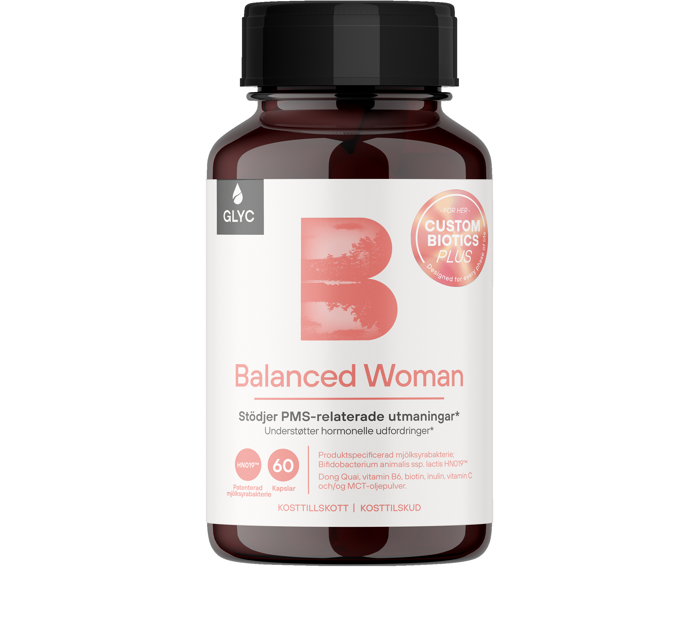 GLYC Custom Biotics Plus Balanced Woman 60kap 