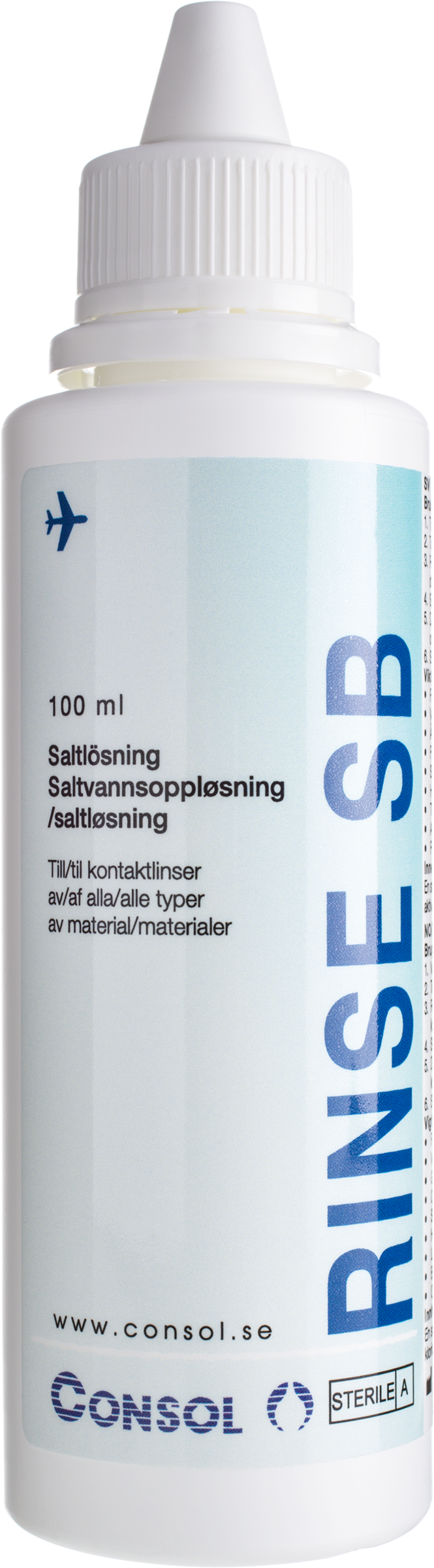 Consol AB Rinse SB saltlösning 100 ml