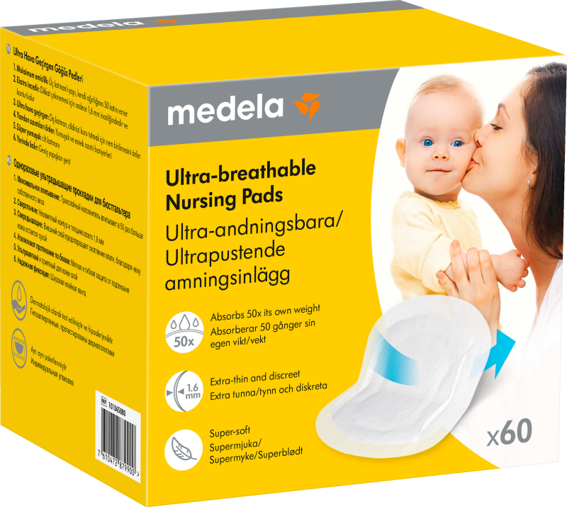Medela Ultra-andningsbara amningsinlägg 60 st