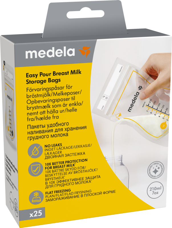Medela Easy Pour förvaringspåsar för bröstmjölk 25-p 25 st