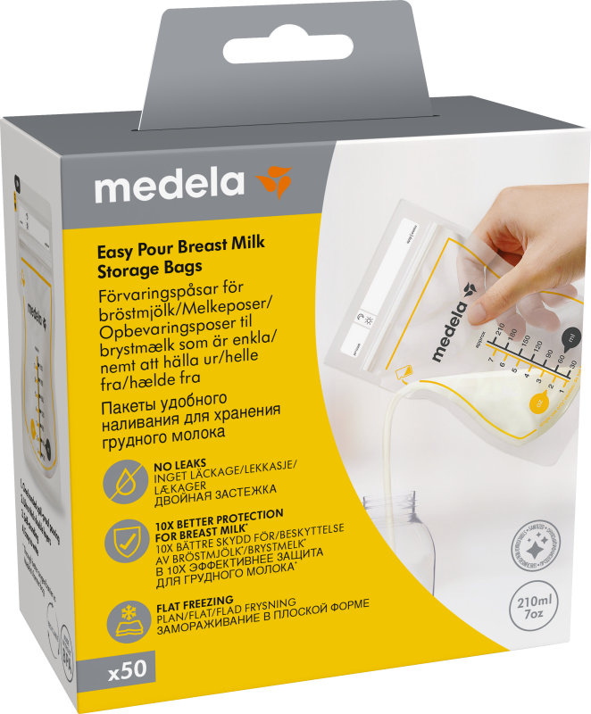 Medela Easy Pour förvaringspåsar för bröstmjölk 50-p 50 st