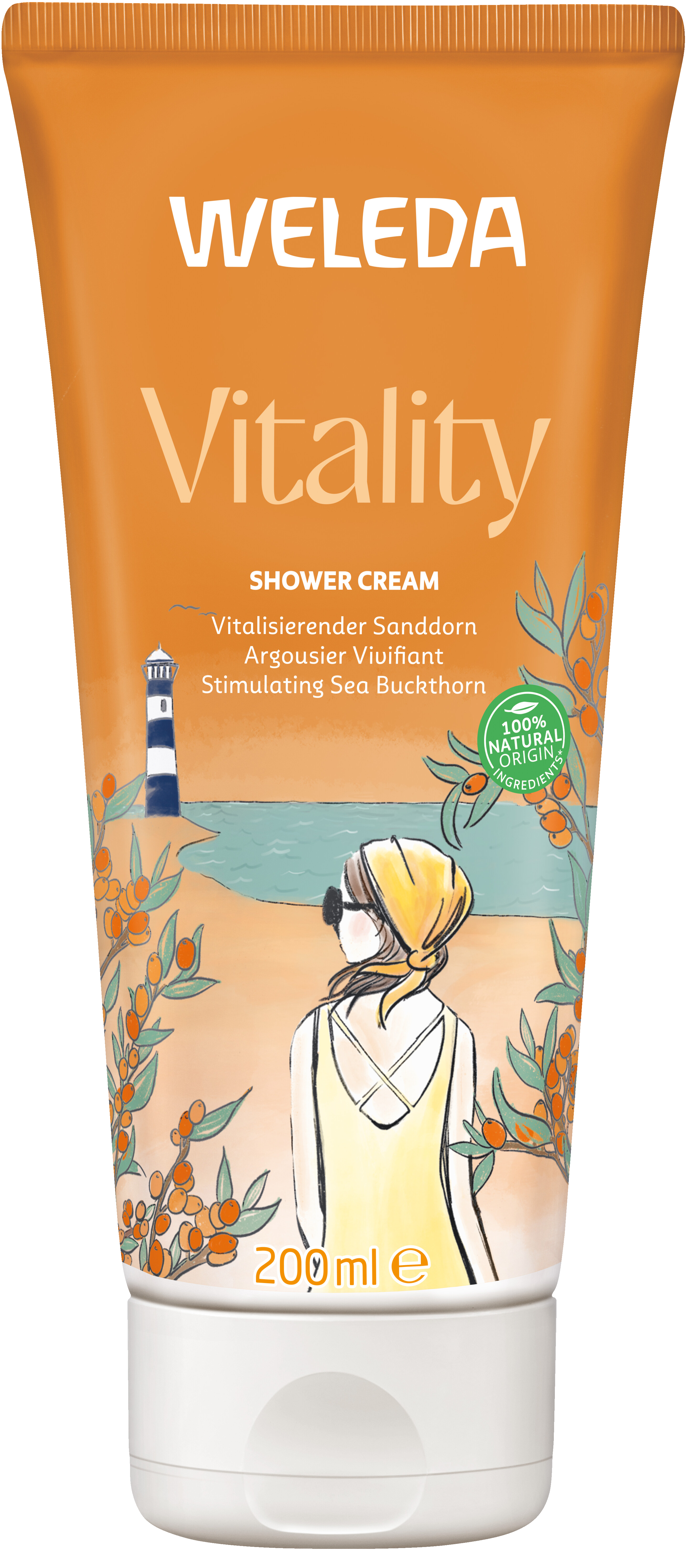 Weleda Sea Buckthorn Creamy Body Wash/Vitality 200 ml