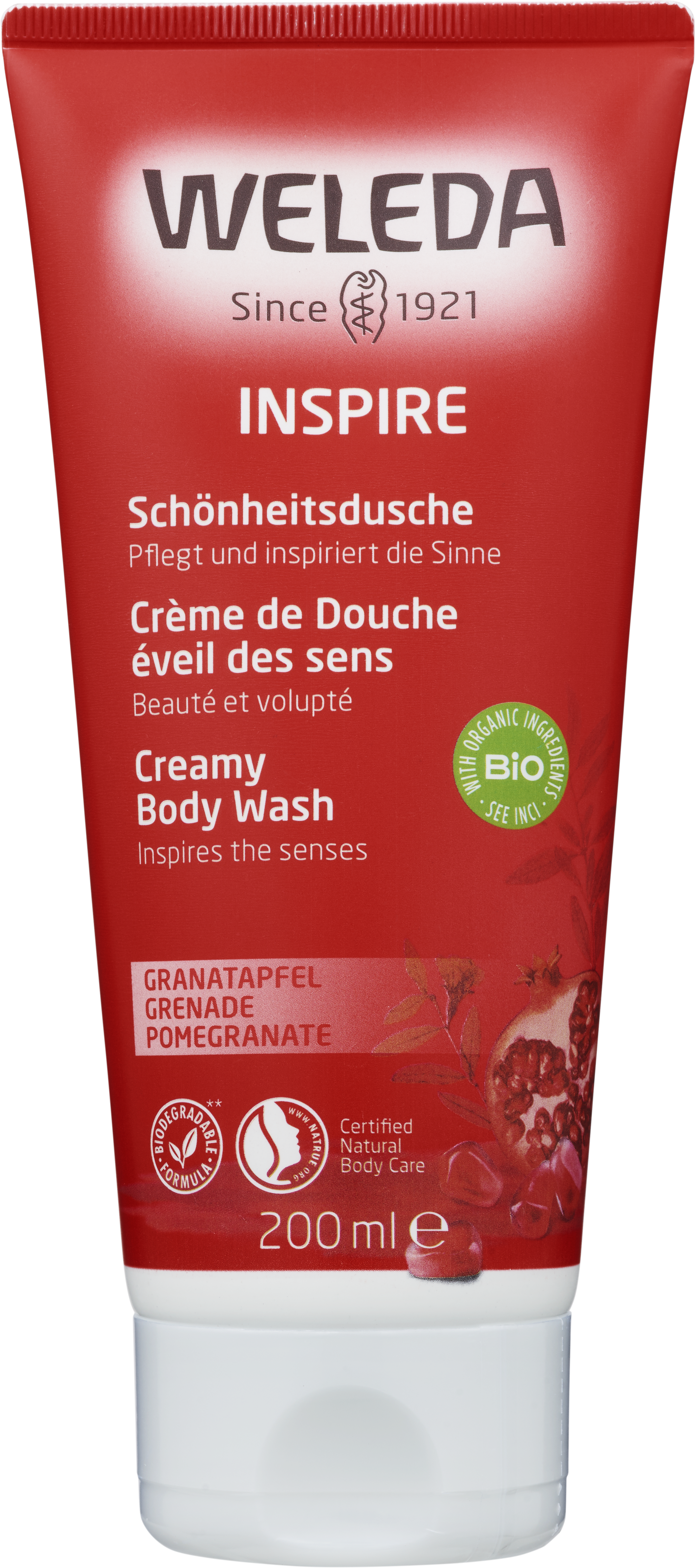 Weleda Pomegranate Creamy Body Wash/Inspire 200 ml