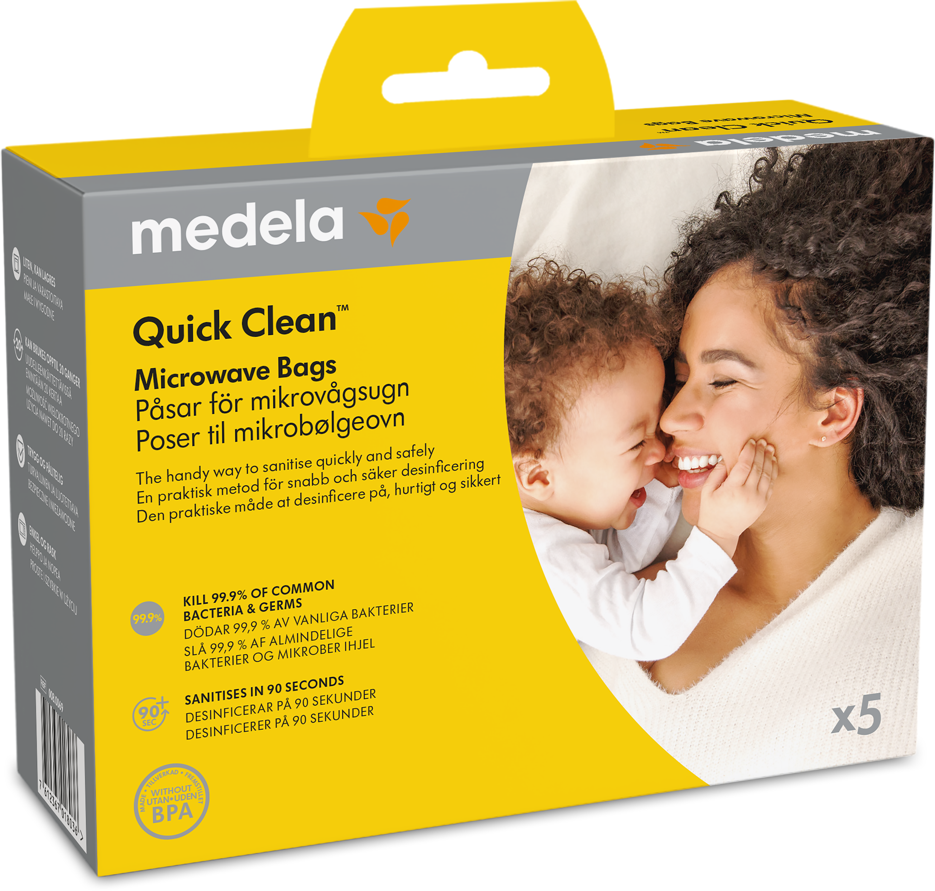 Medela Quick clean rengöringspåse 5 st