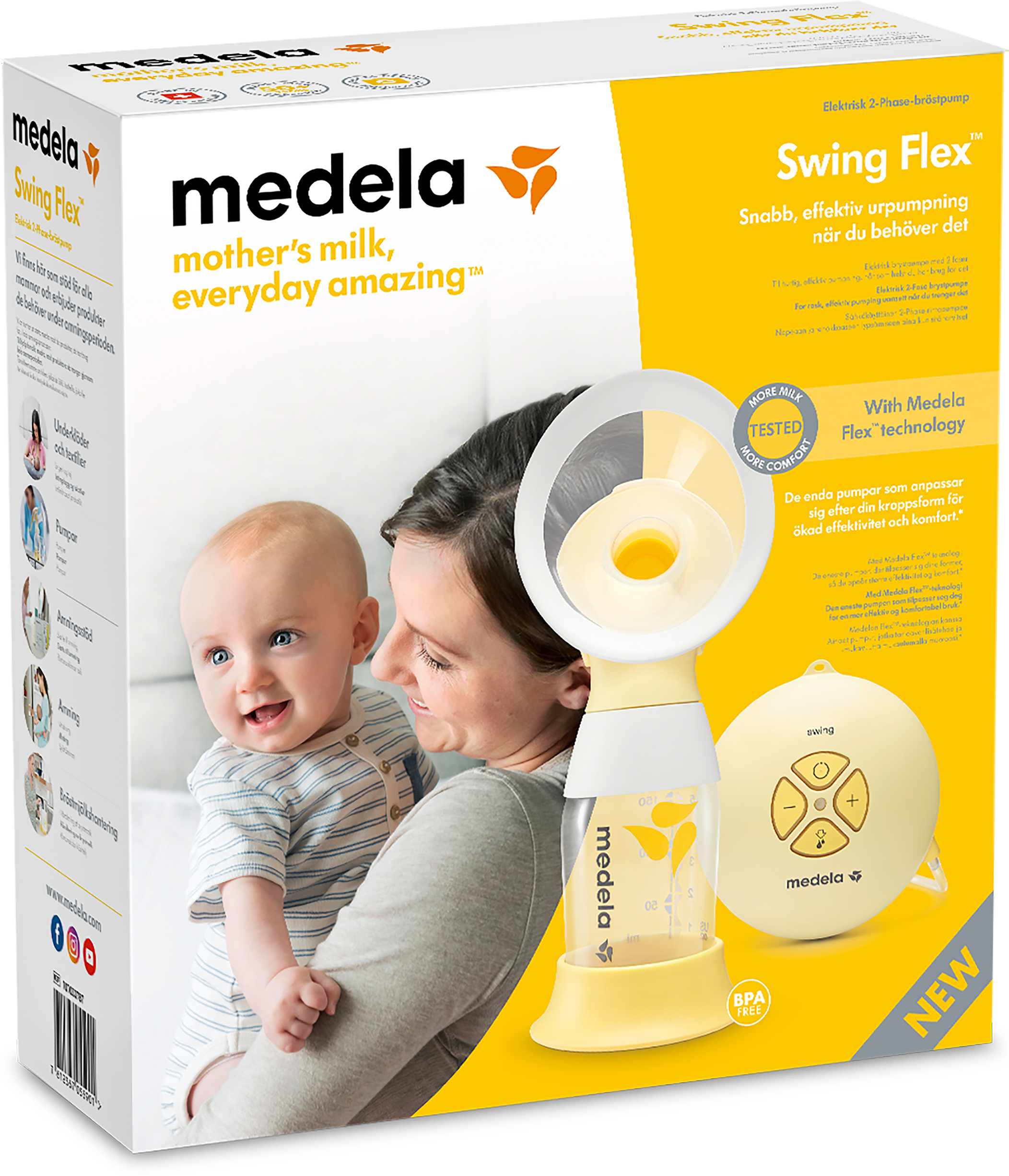 Medela Medical AB Medela Swing Flex elektrisk br 1 st