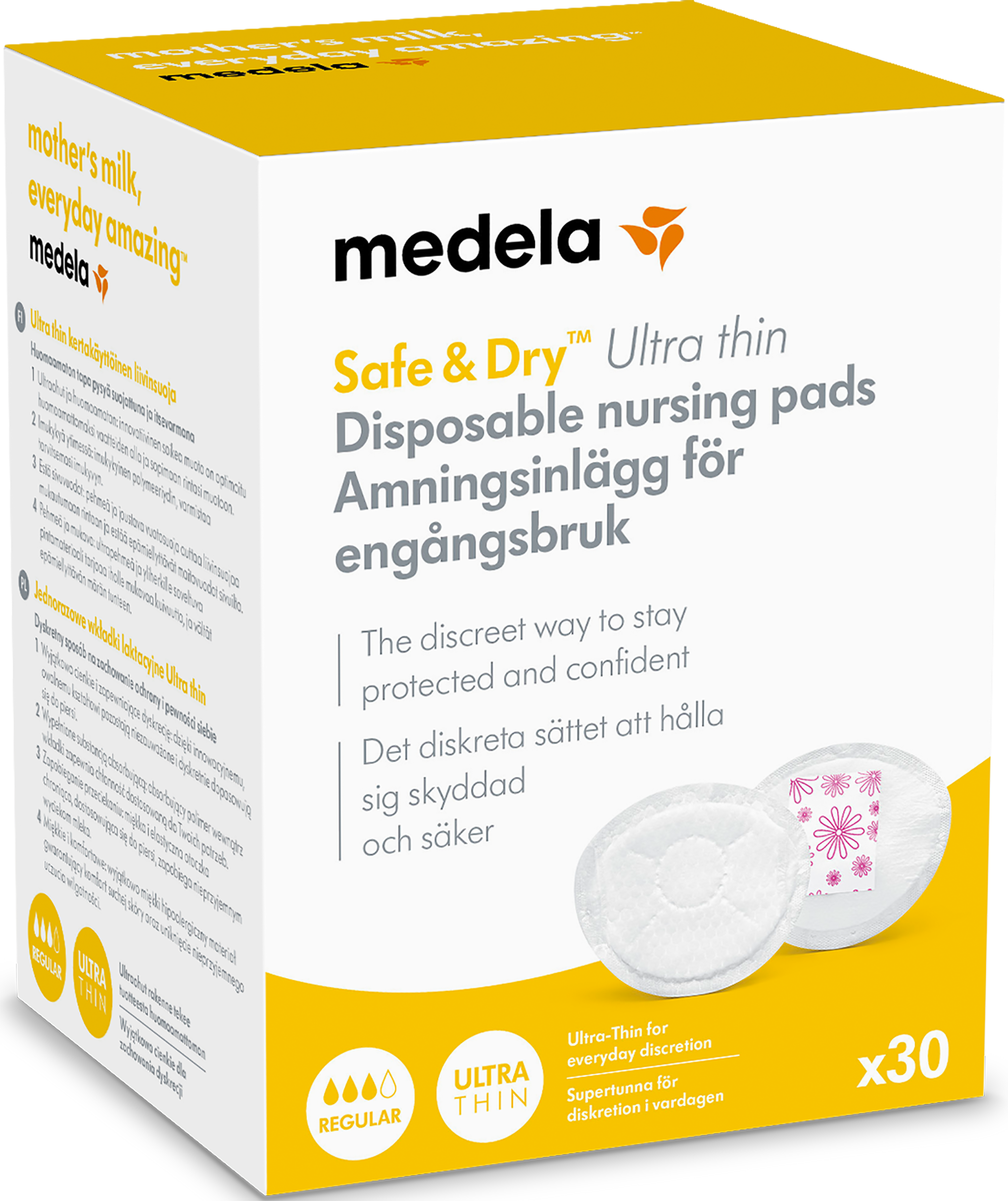 Medela Medical AB Medela Ultra Thin inlägg 30-pa 30 st