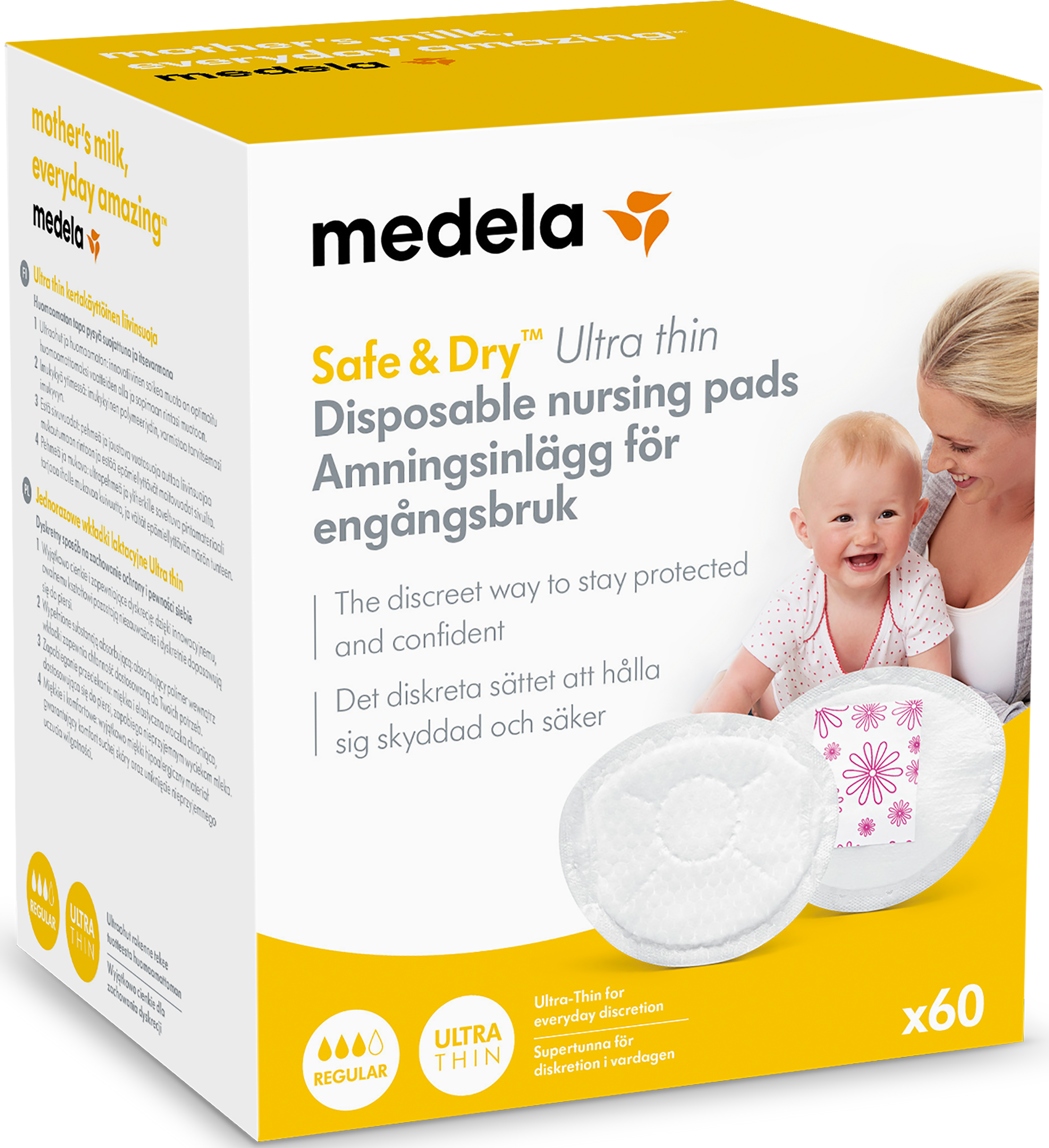 Medela Medical AB Medela Ultra Thin amningsinläg 60 st