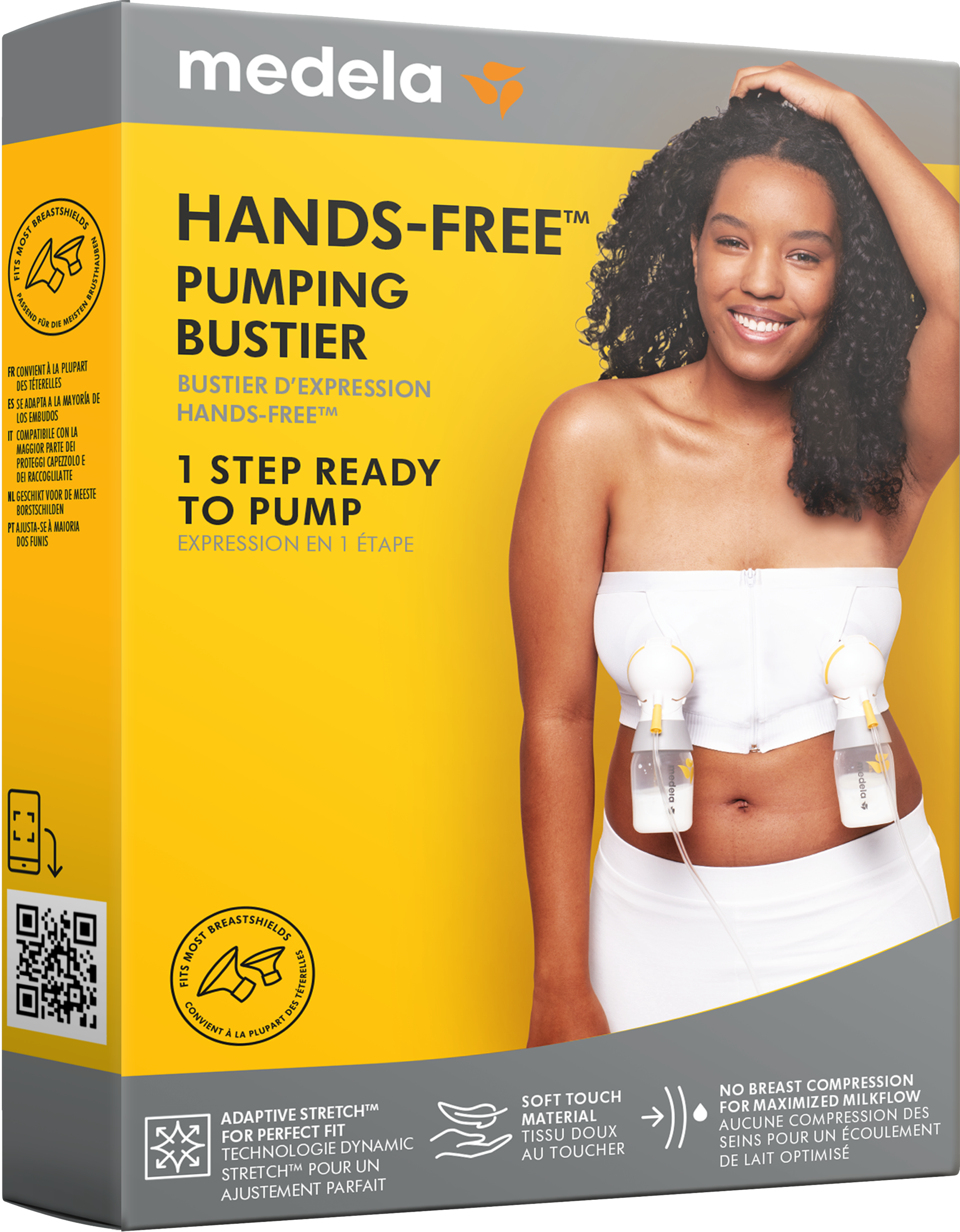 Medela Handsfree pumpbustier svart S 1 st