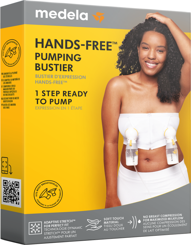 Medela Handsfree pumpbustier, vit S 1 st