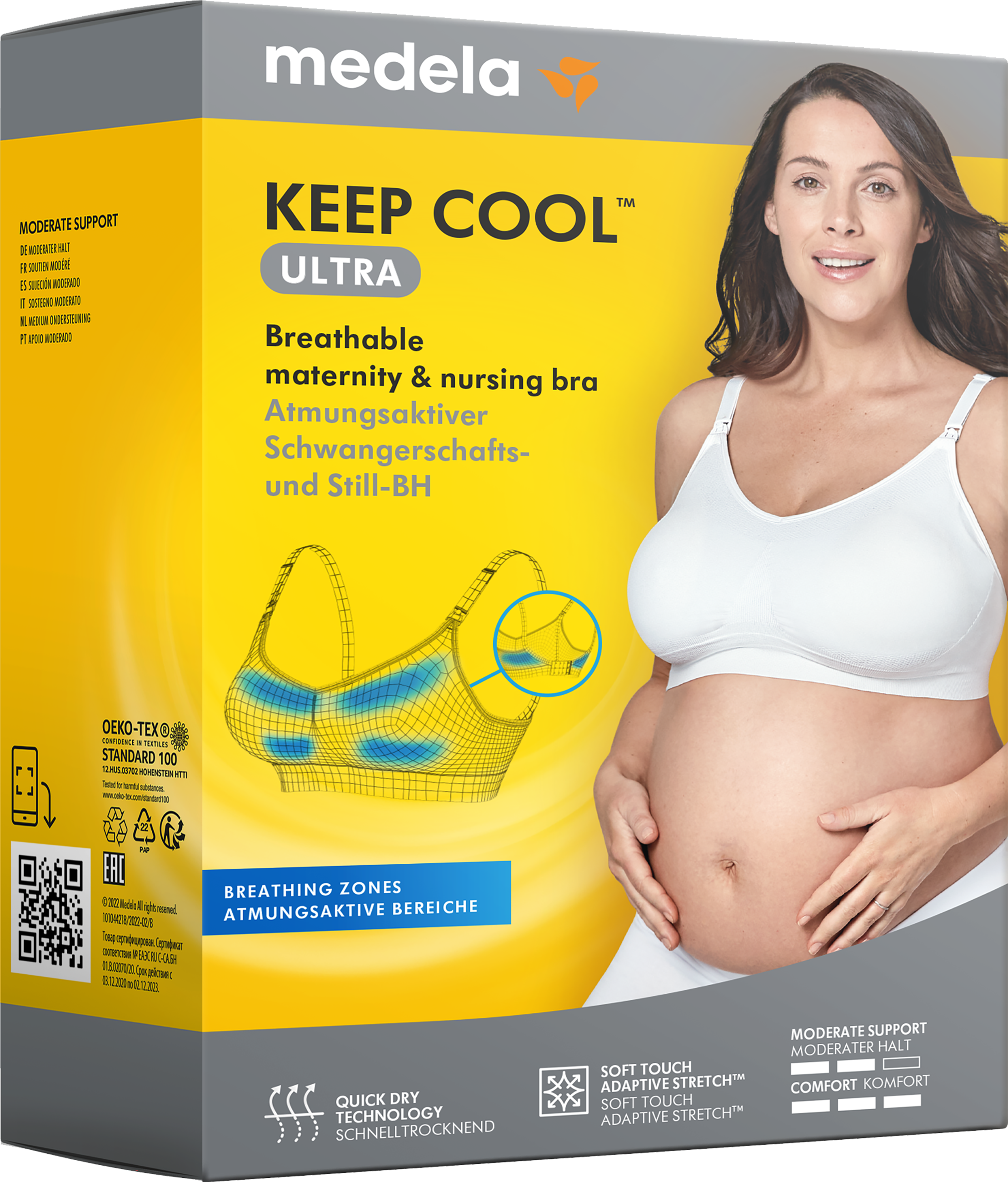Medela Keep cool ultra-bh, svart L 1 st