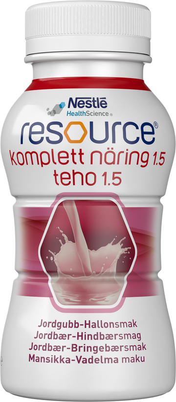 Resource Komplett Näring 1,5 hallon/jordgubb, drickfärdigt kosttillägg